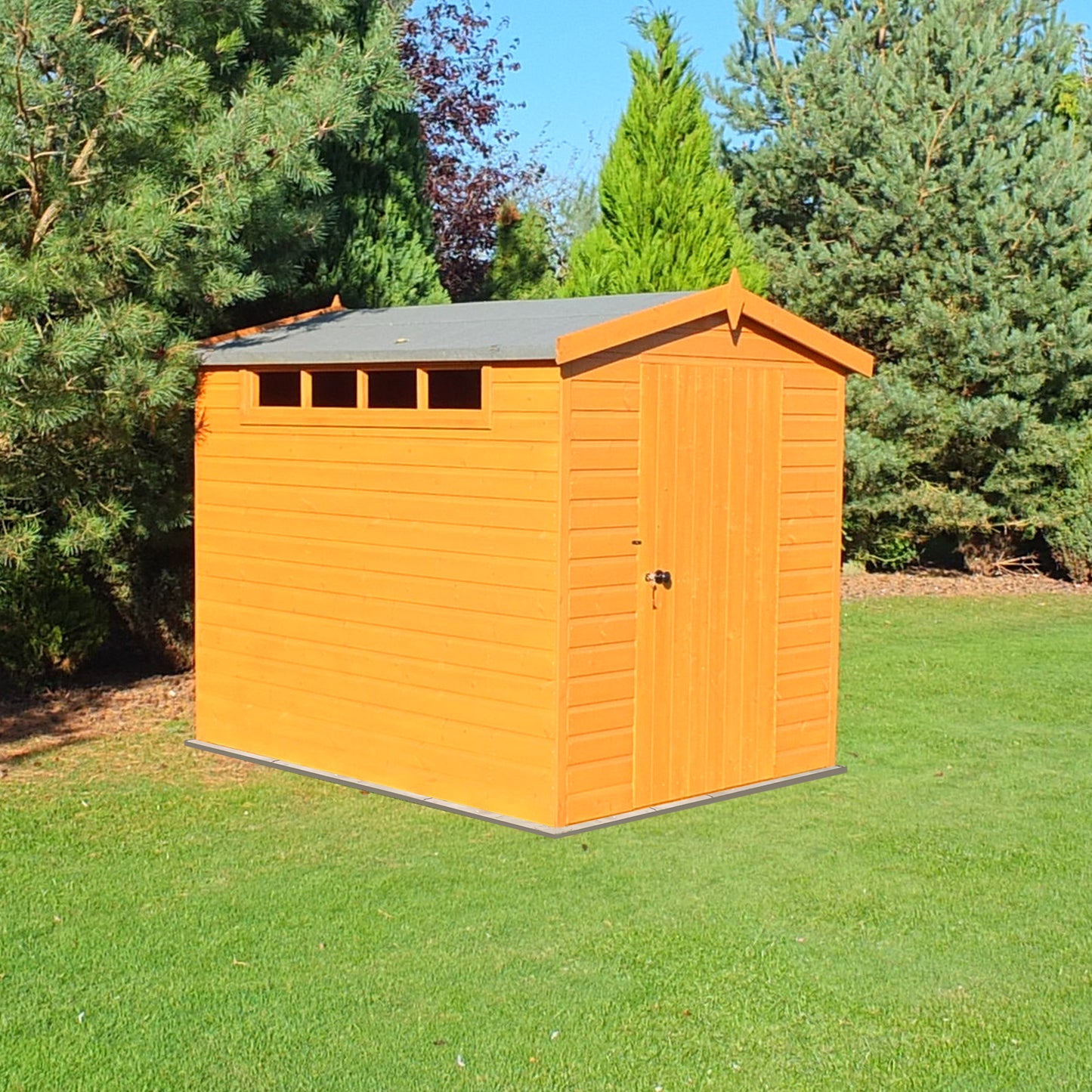 Shire Security Apex 8x6 Single Door Shiplap