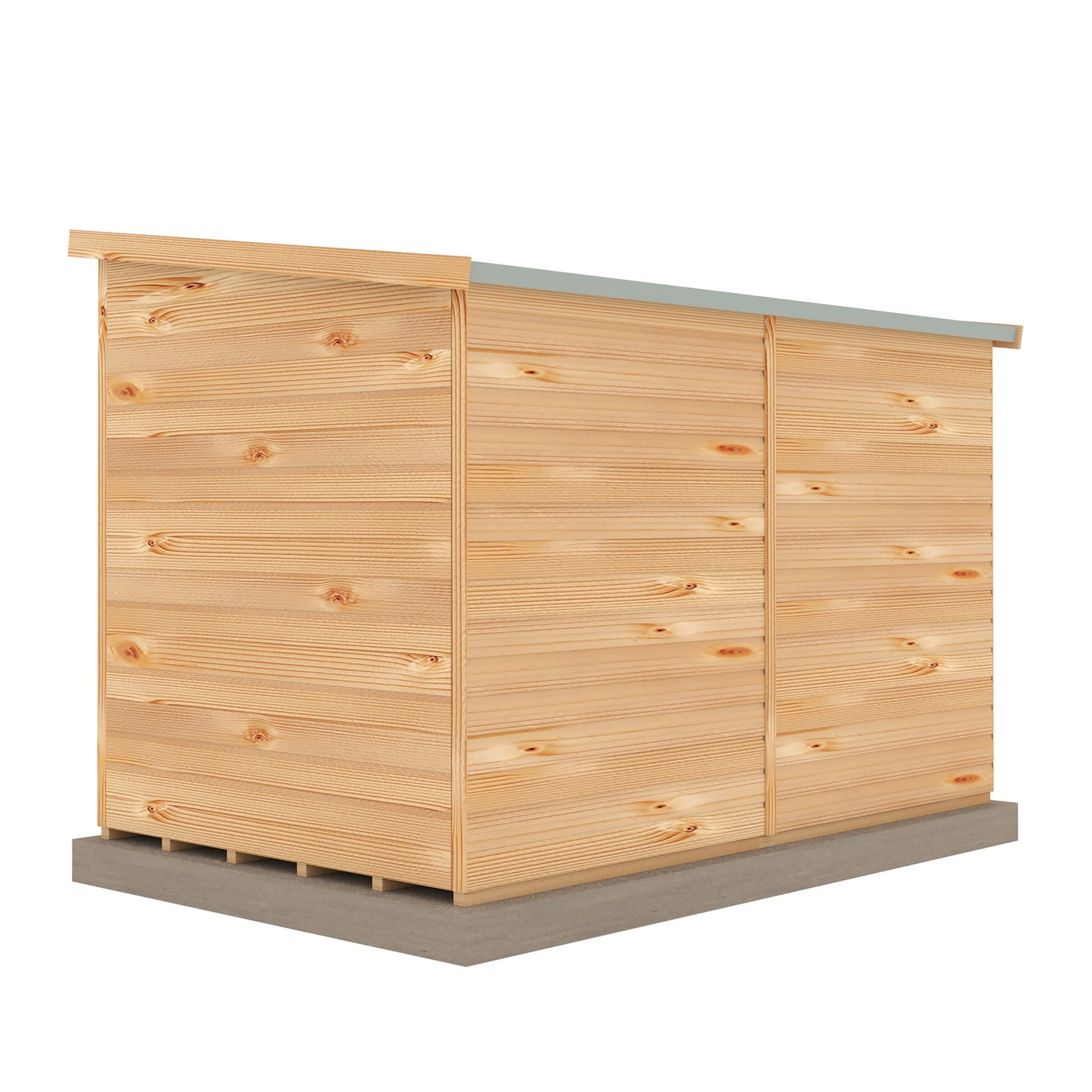 Shire Security Pent 10x6 Single Door Shiplap