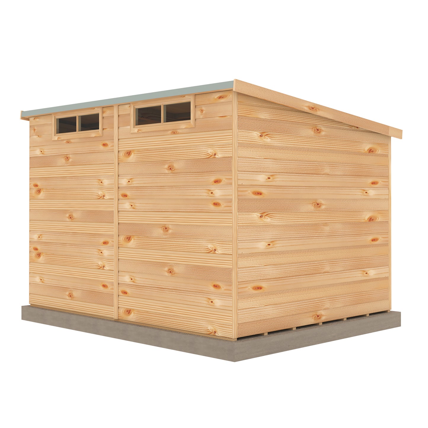 Shire Security Pent 10x8 Single Door Shiplap