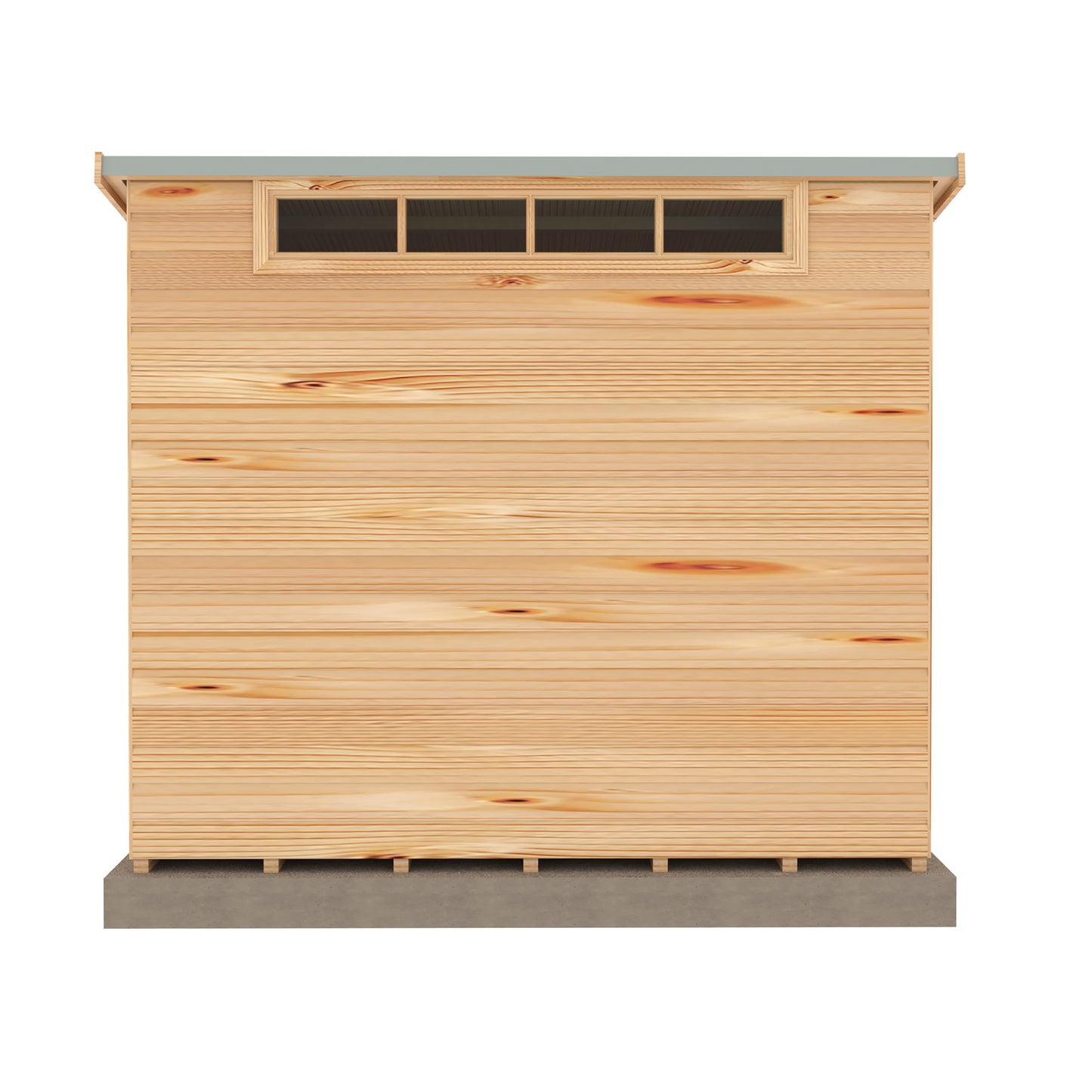 Shire Security Pent 8x6 Single Door Loglap