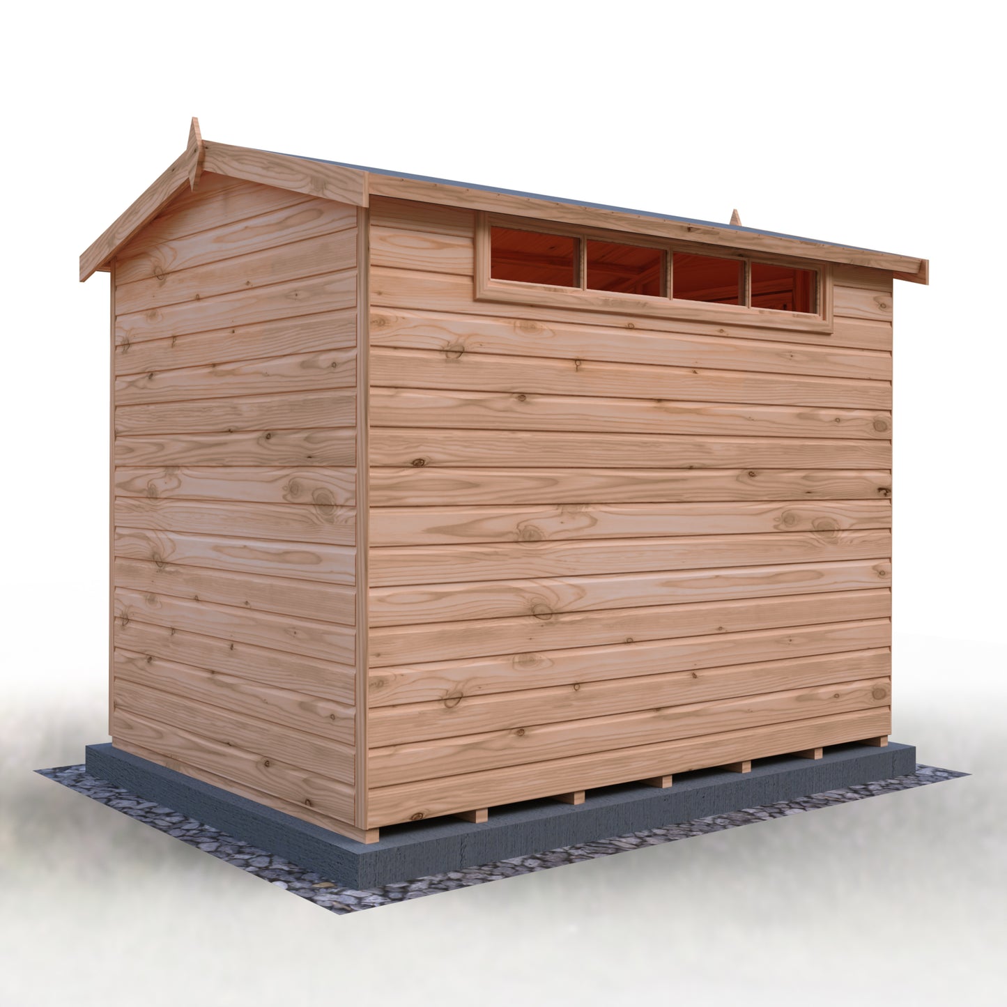 Shire Security Apex 8x6 Single Door Shiplap