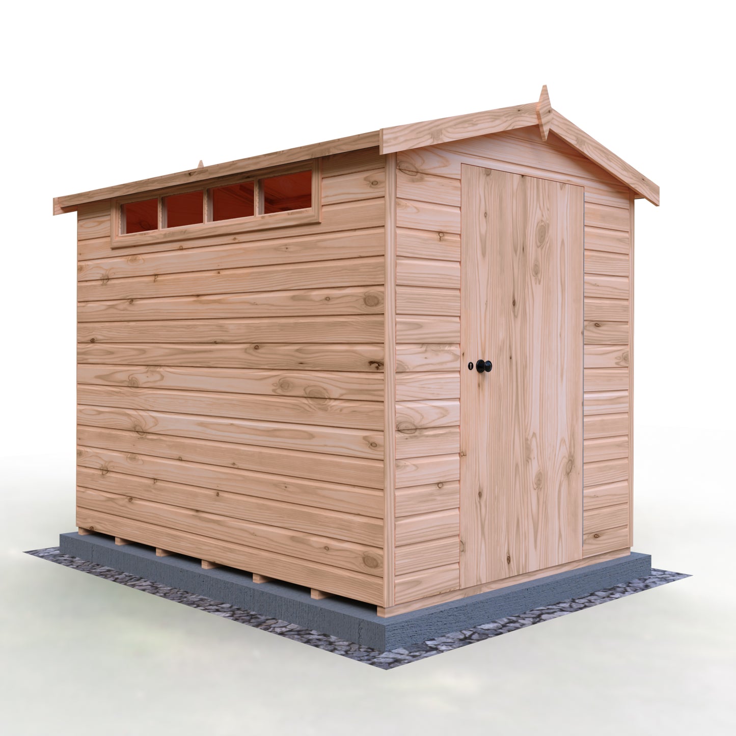 Shire Security Apex 8x6 Single Door Shiplap