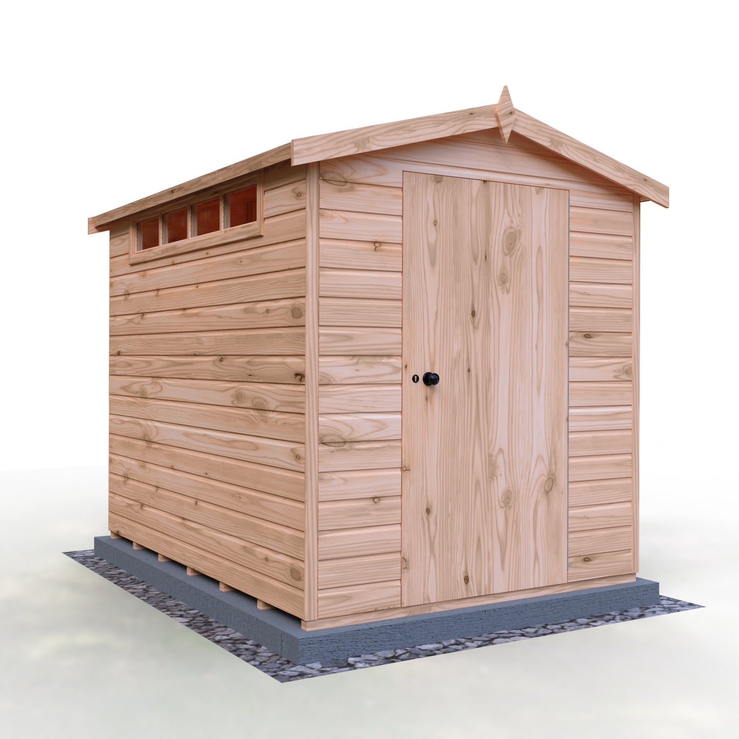 Shire Security Apex 8x6 Single Door Shiplap