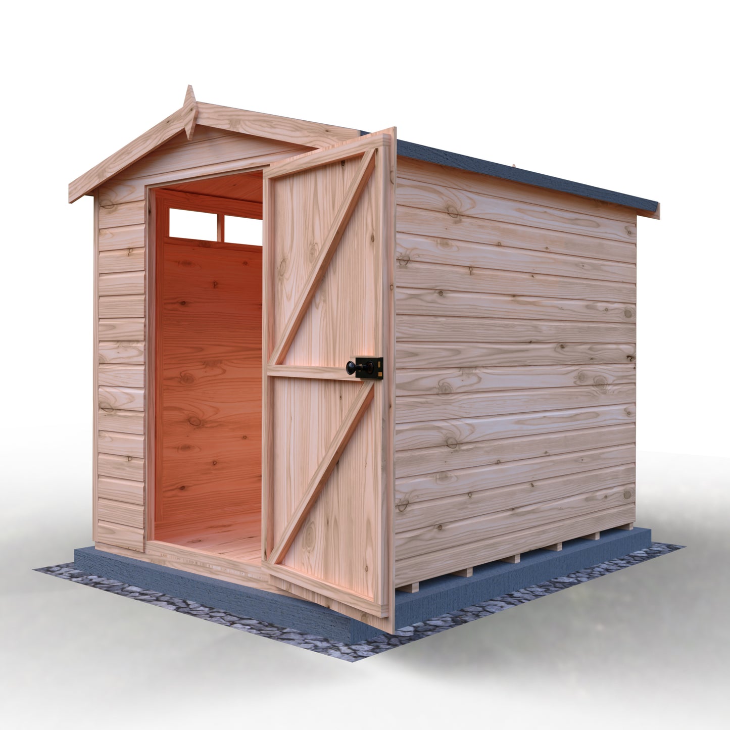 Shire Security Apex 8x6 Single Door Shiplap