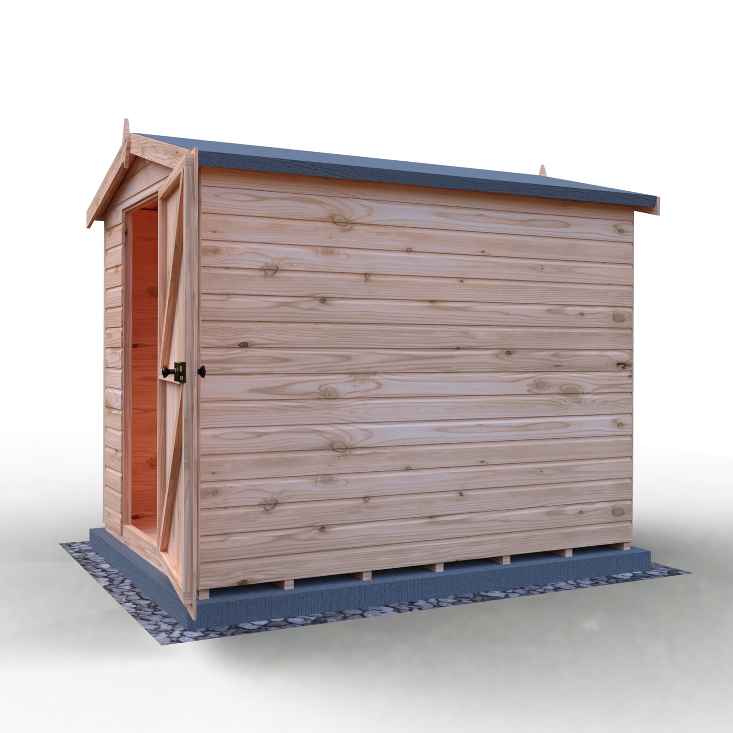 Shire Security Apex 8x6 Single Door Shiplap