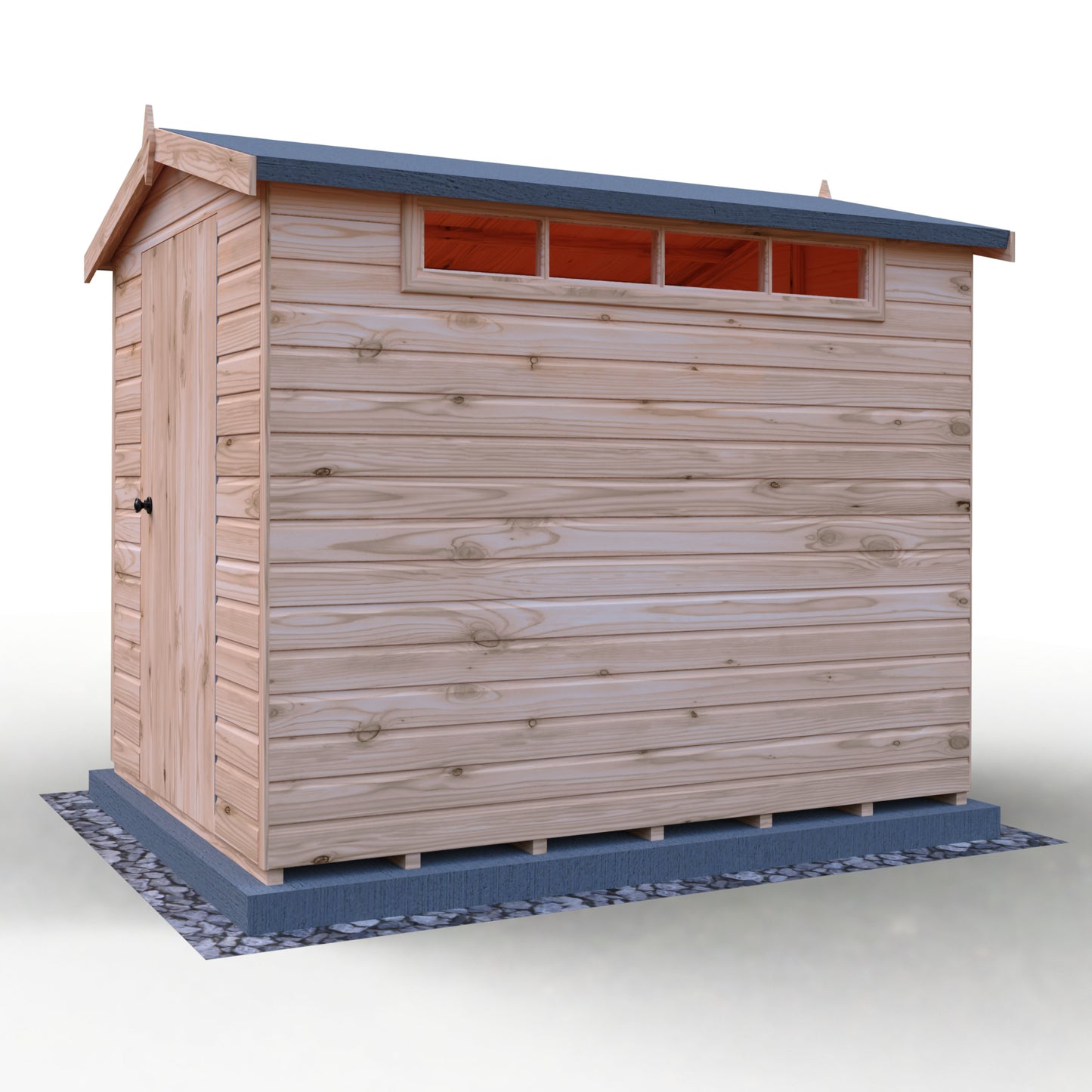 Shire Security Apex 8x6 Single Door Shiplap