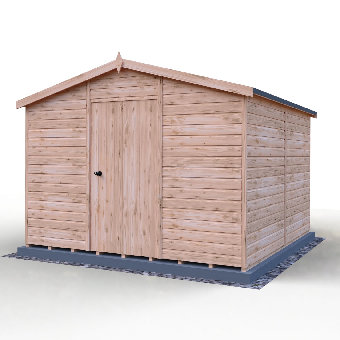 Shire Security Apex 10x10 Single Door Shiplap