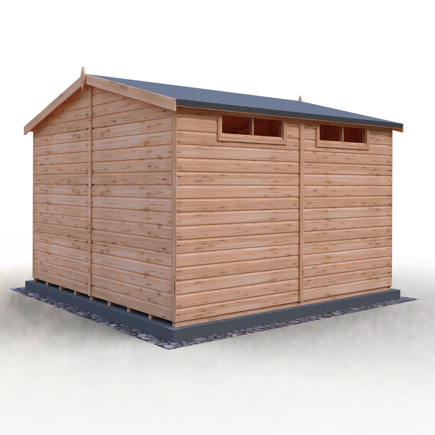 Shire Security Apex 10x10 Single Door Shiplap
