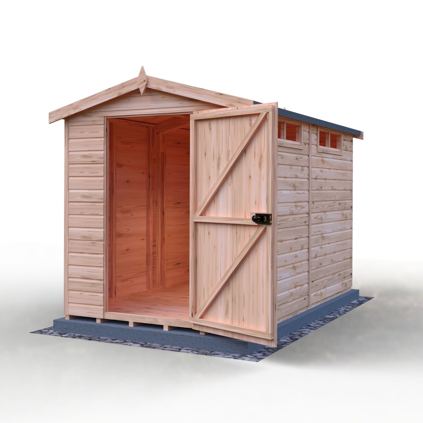 Shire Security Apex 10x6 Single Door Shiplap