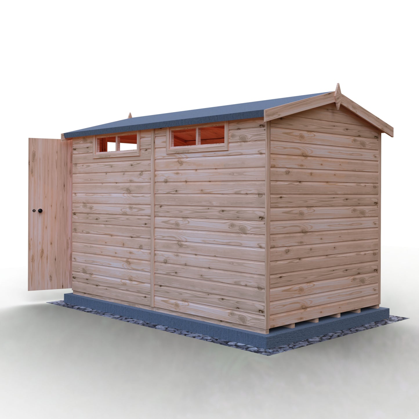 Shire Security Apex 10x6 Single Door Shiplap