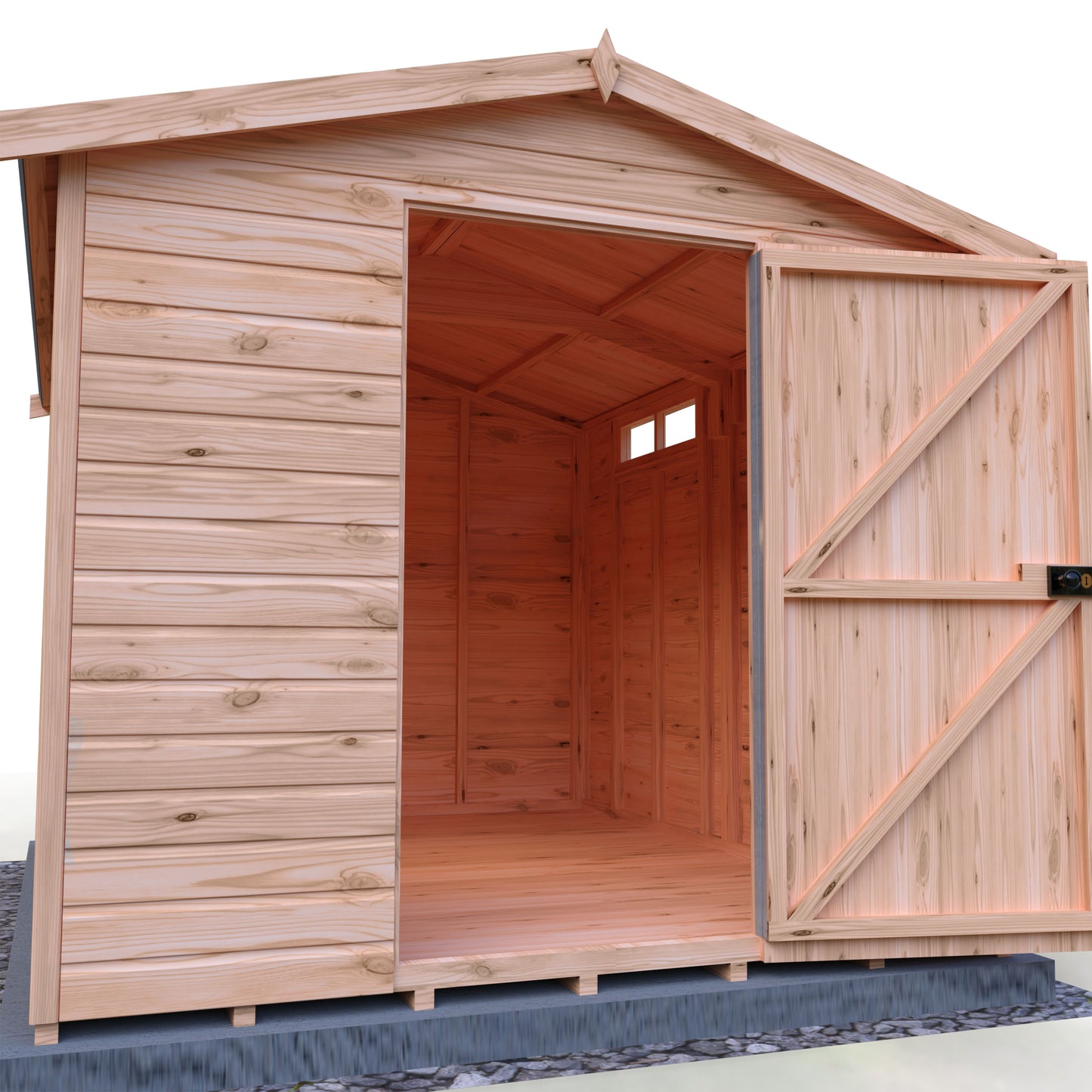 Shire Security Apex 10x8 Single Door Shiplap