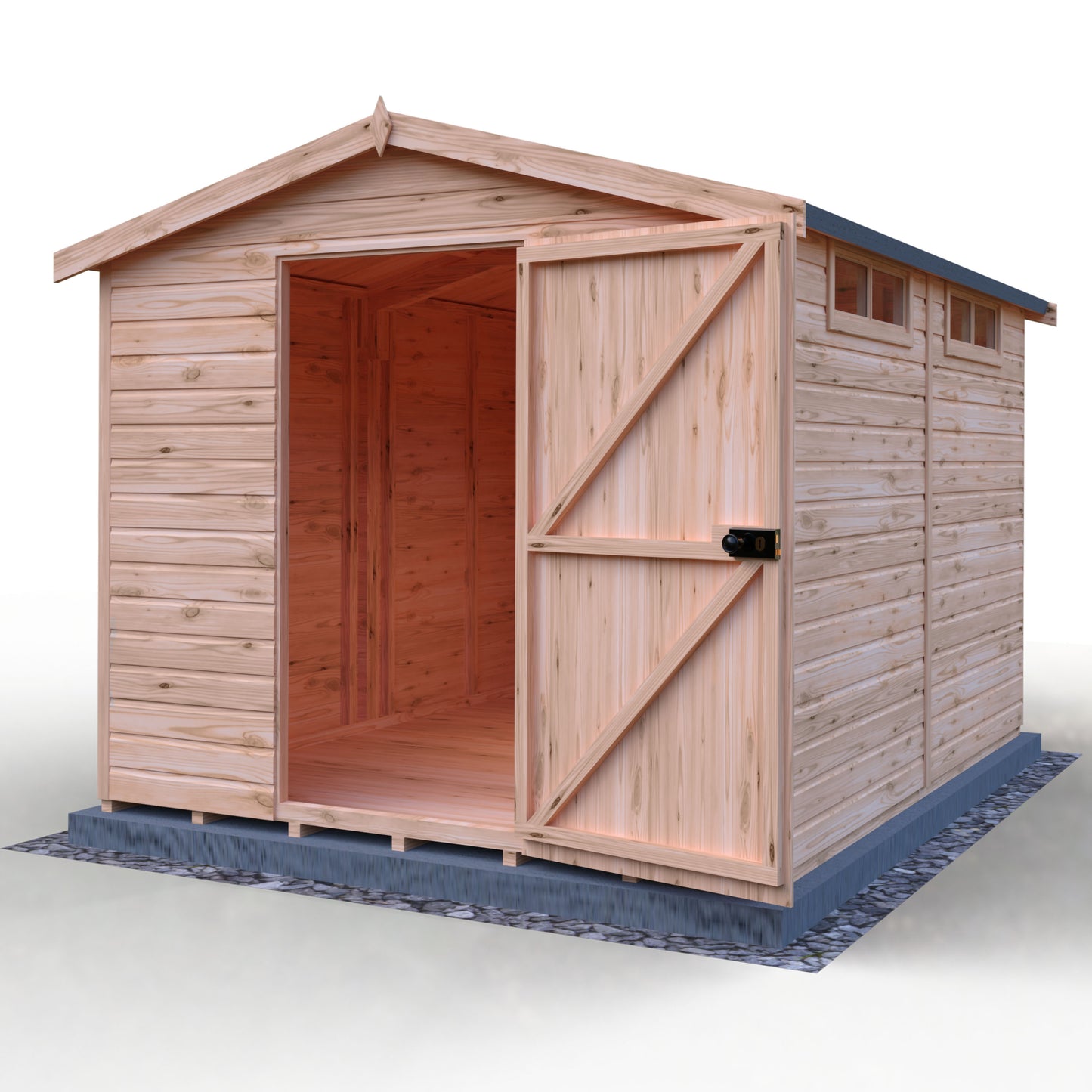 Shire Security Apex 10x8 Single Door Shiplap