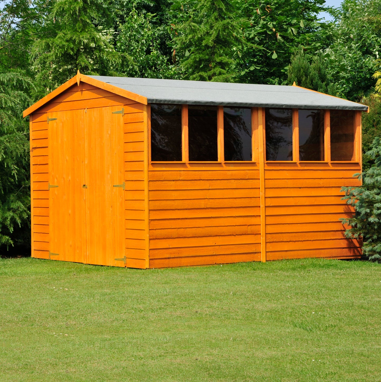 Shire Overlap Double Door Apex 10x6 D/D