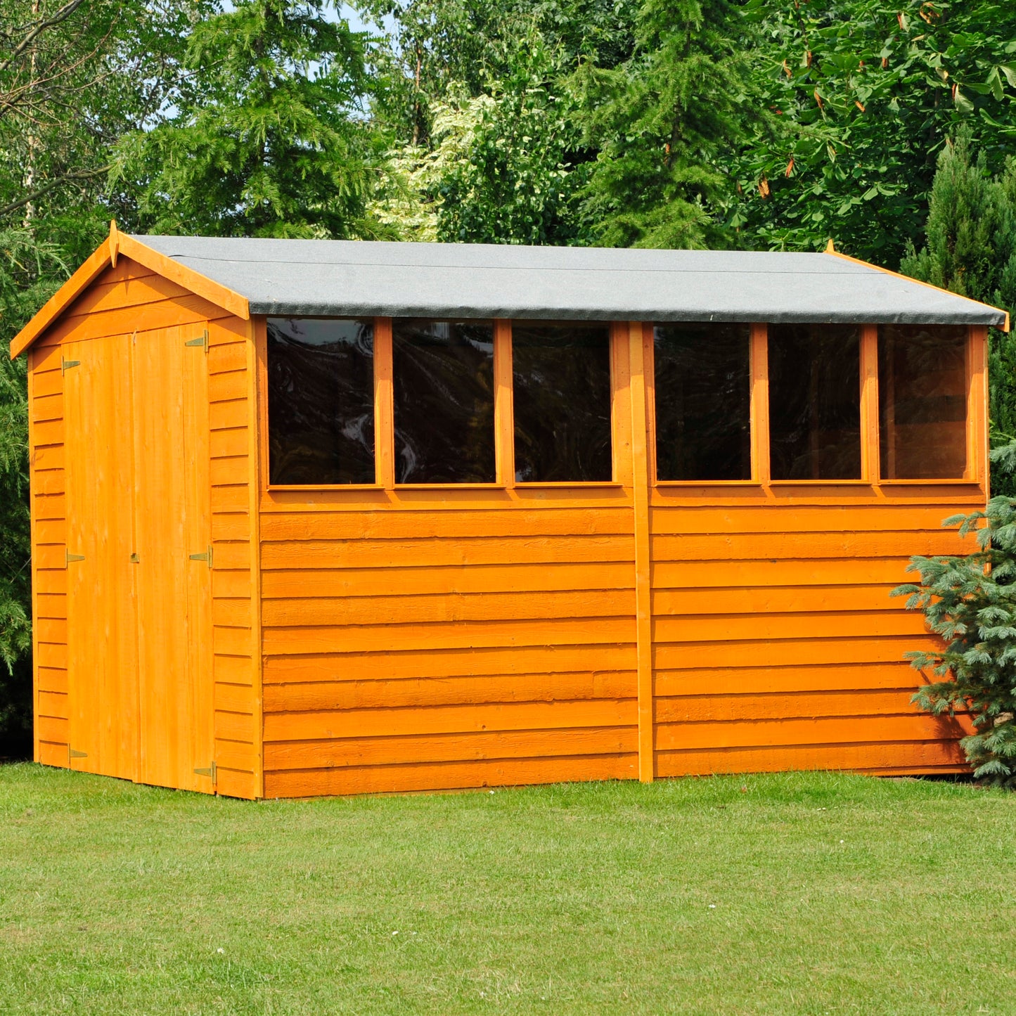 Shire Overlap Double Door Apex 10x6 D/D