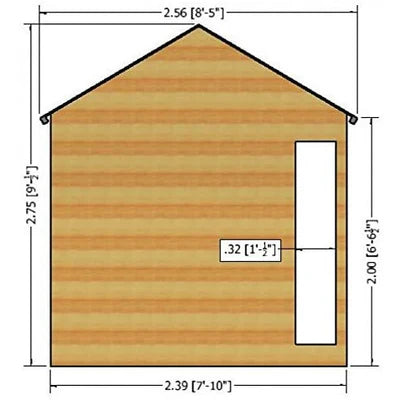 Shire Blenheim 10x8 Shiplap