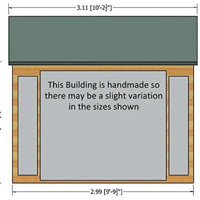 Shire Blenheim 10x8 Shiplap