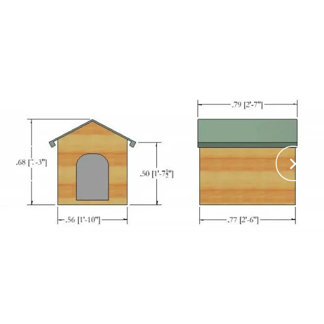 Shire Sark Kennels Shiplap Small