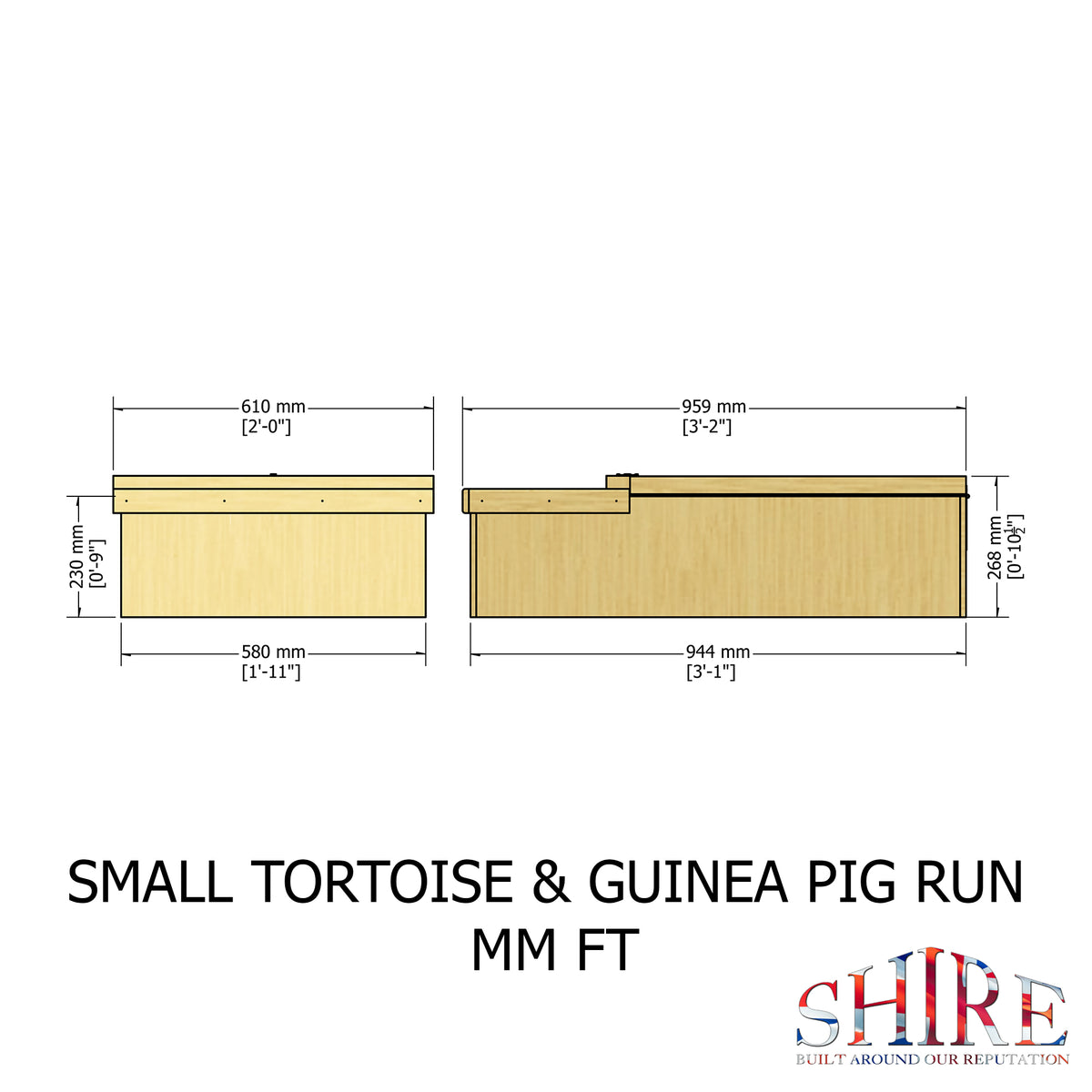 Shire Small Pet House 950x580x264mm