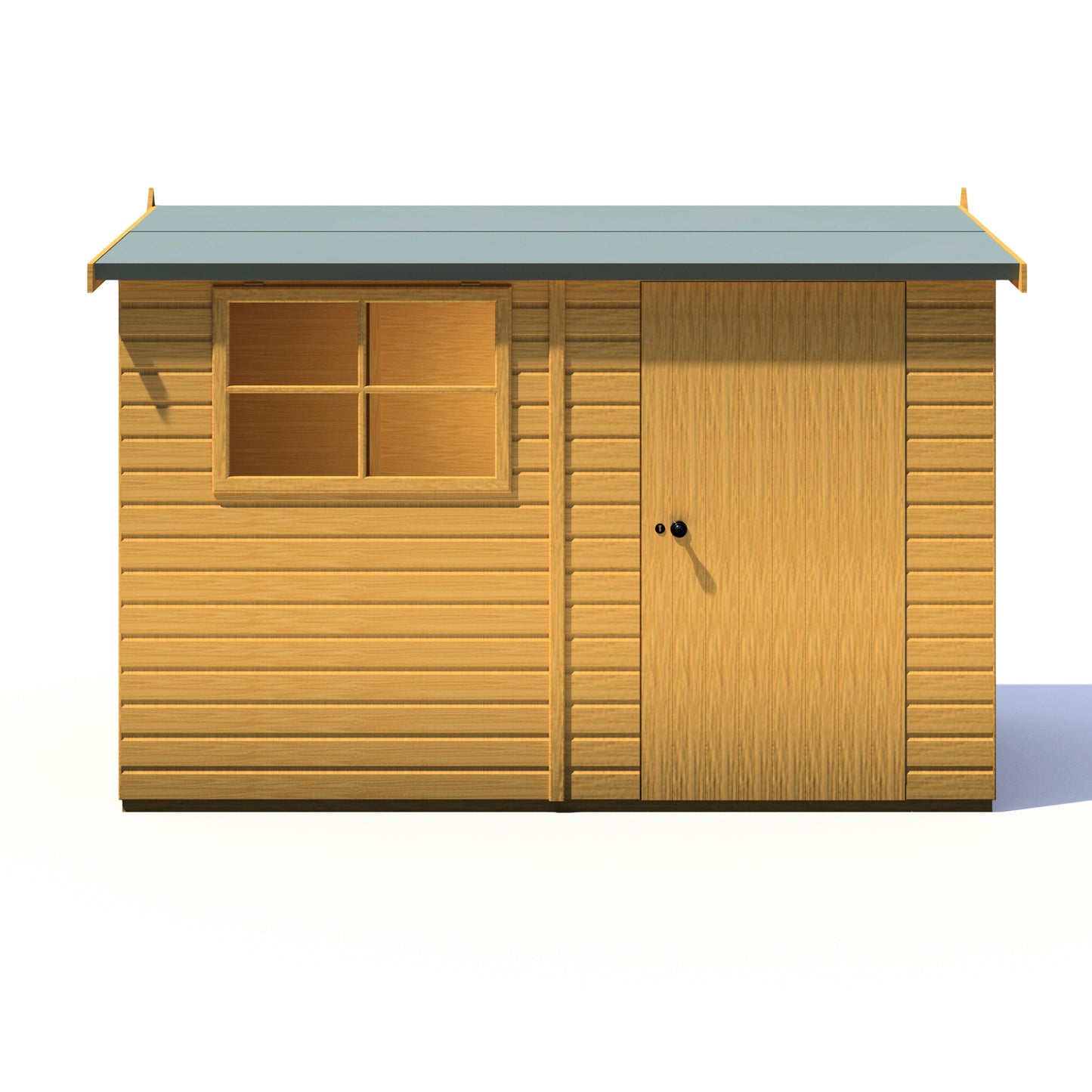 Shire Suffolk 10x6 Single Door Shiplap Style C