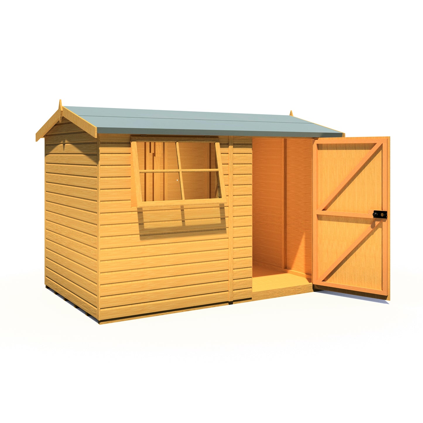 Shire Suffolk 10x6 Single Door Shiplap Style C