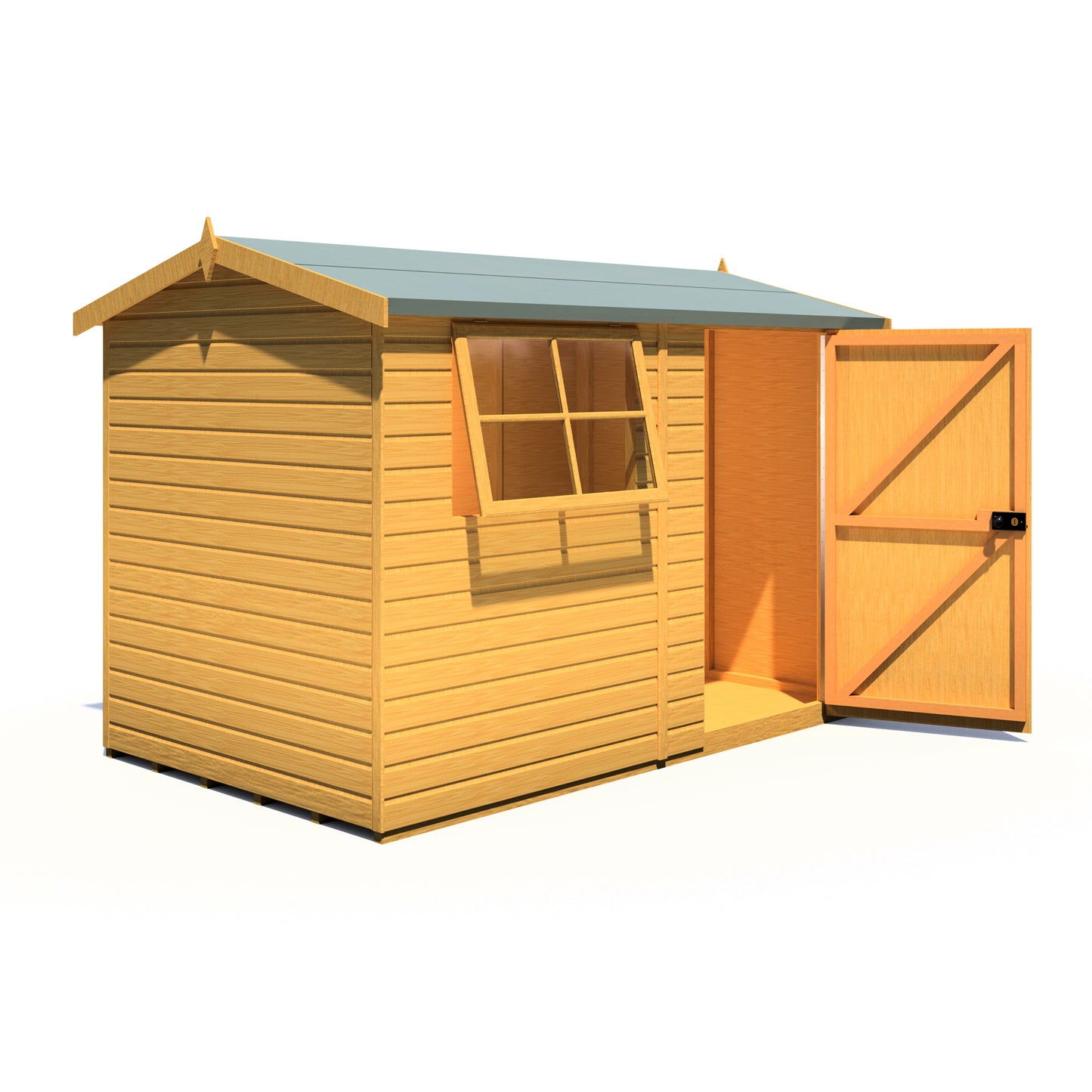 Shire Suffolk 10x6 Single Door Shiplap Style C