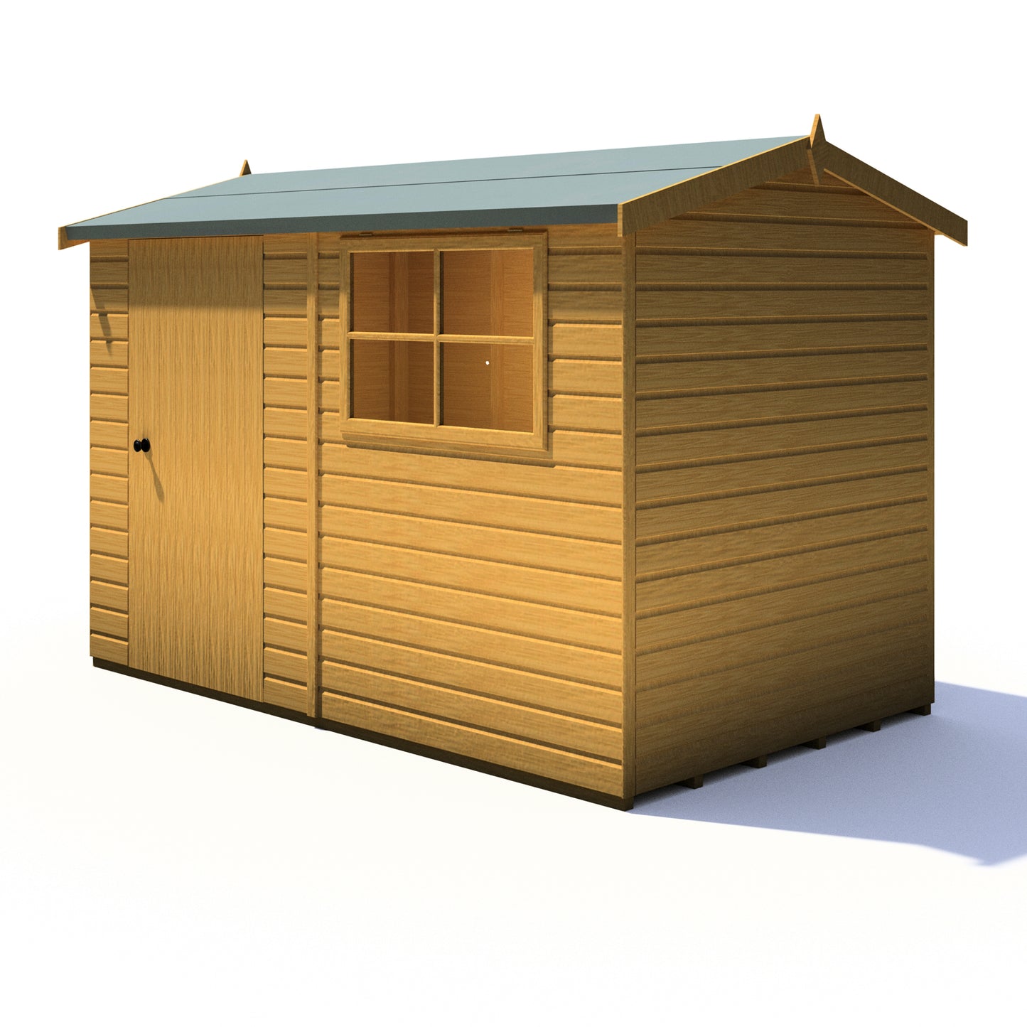 Shire Suffolk 10x6 Single Door Loglap Style D