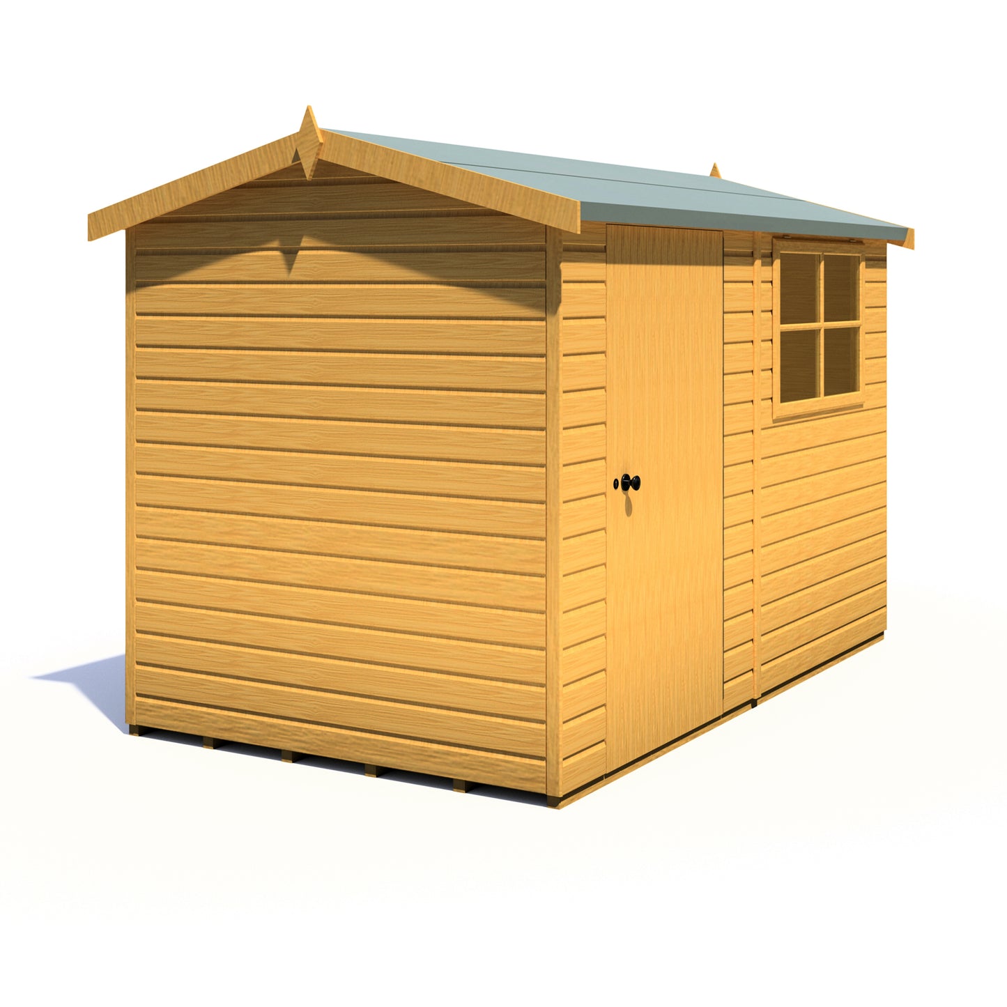 Shire Suffolk 10x6 Single Door Shiplap Style D