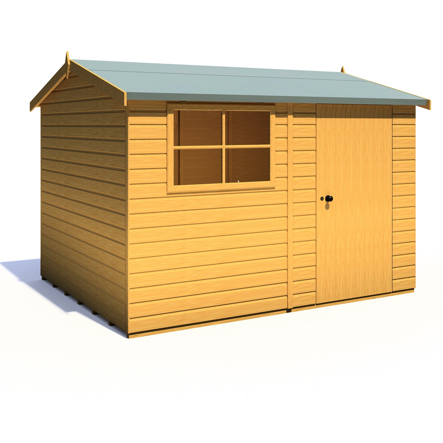 Shire Suffolk 10x8 Single Door Loglap Style C