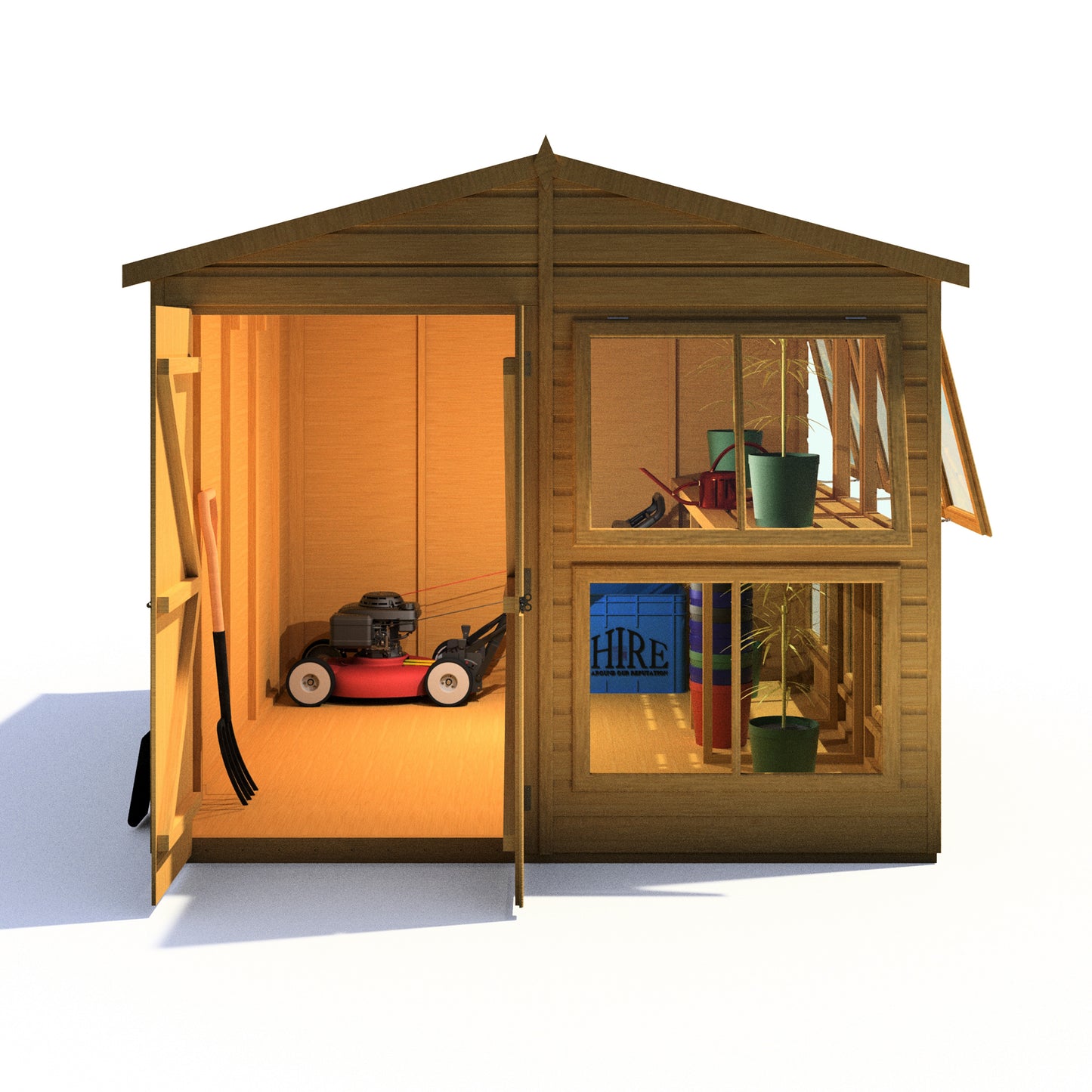 Shire Sun Hut Potting Shed 8x10