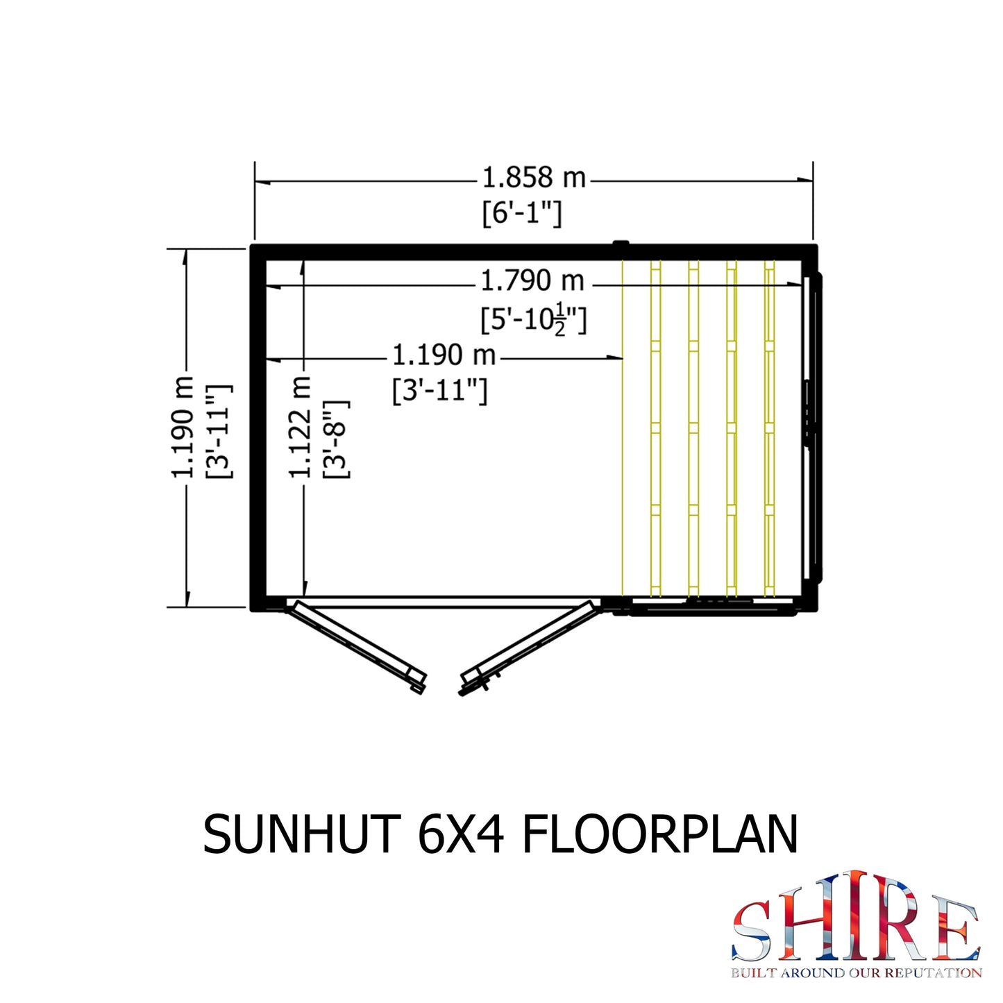 Shire Sun Hut Potting Shed 6x4