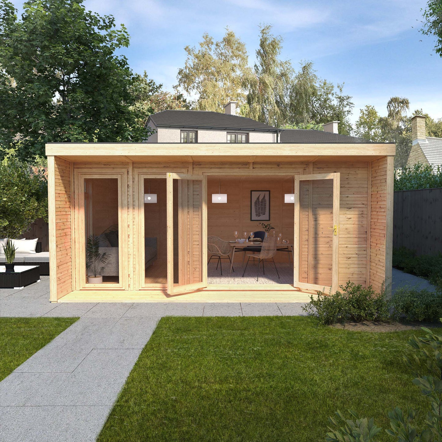 Mercia Sherwood Cresswell 5mx3m Insulated Garden Room