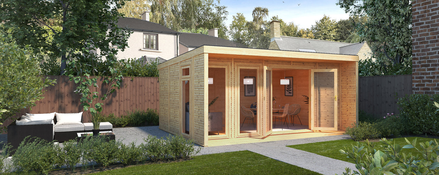 Mercia Sherwood Cresswell 5mx3m Insulated Garden Room