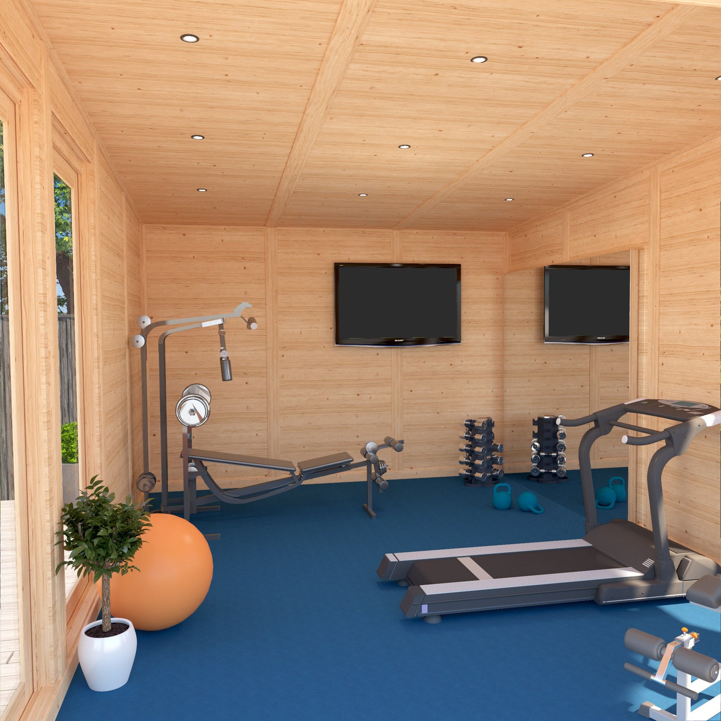 Mercia Sherwood Edwinstowe 3mx4m Insulated Garden Room