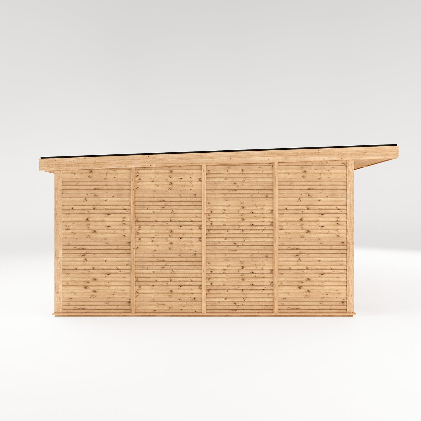 Mercia Sherwood Edwinstowe 6mx4m Insulated Garden Room - (UPVC Windows & Doors) - Grey