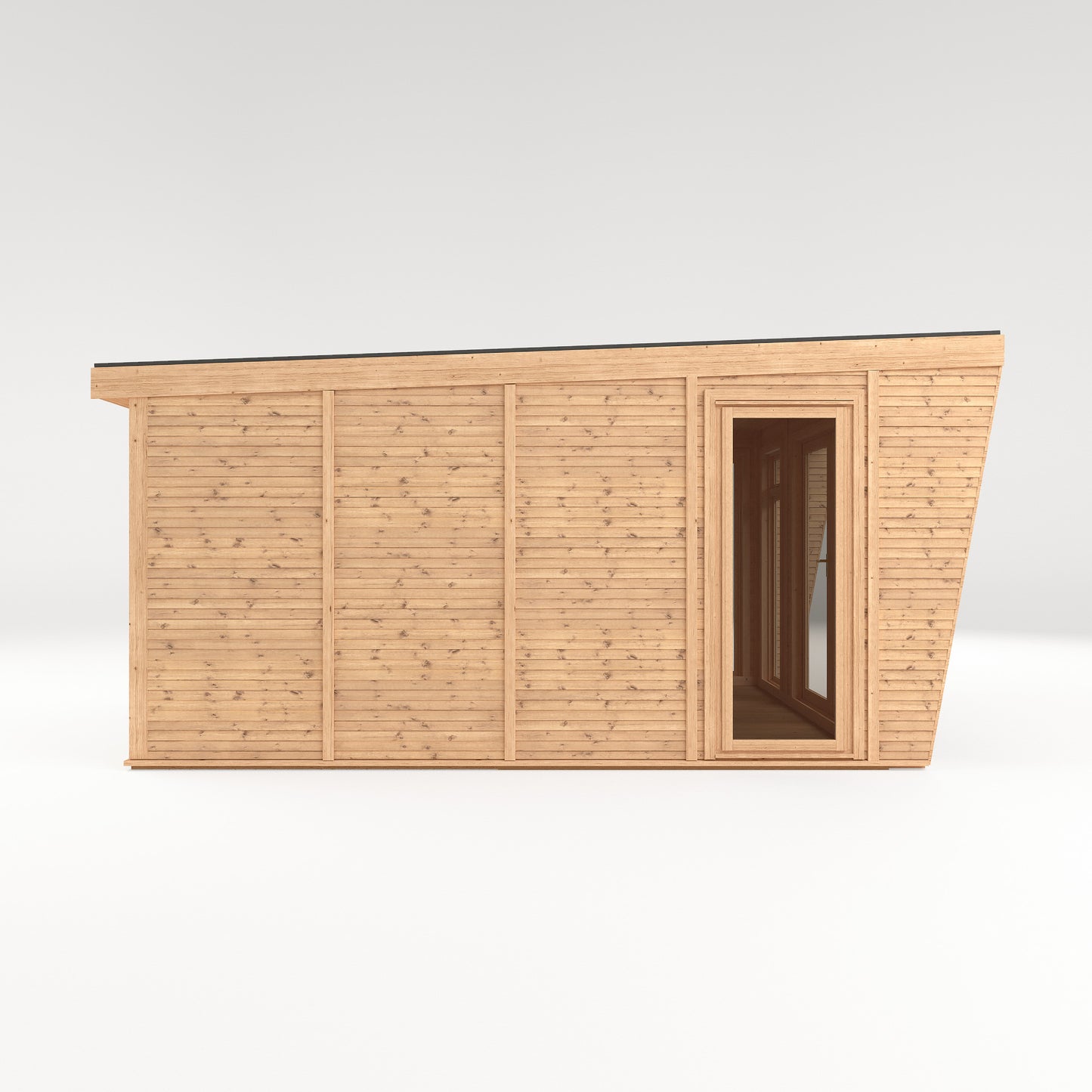 Mercia Sherwood Harlow 3mx4m Insulated Garden Room - (UPVC Windows & Doors) - Oak