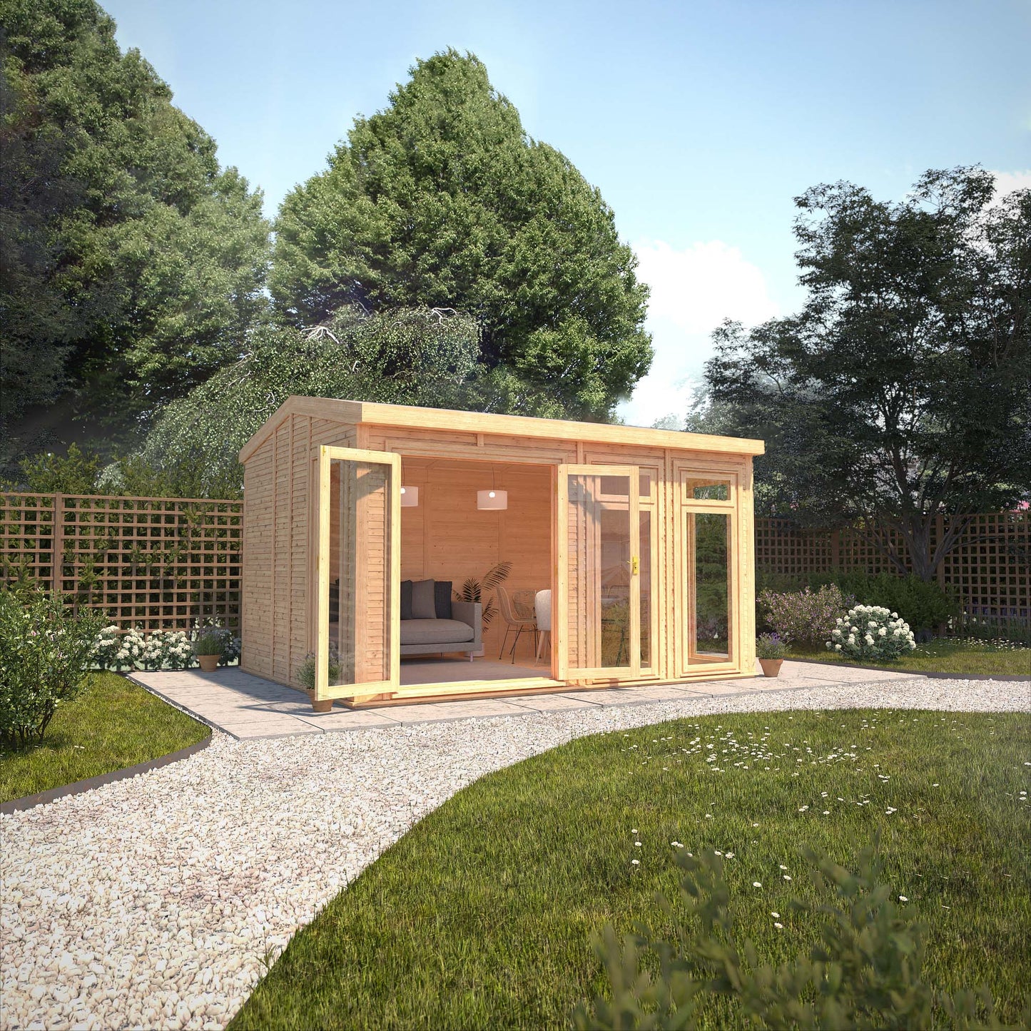 Mercia Sherwood Rufford 4m x 3m Insulated Garden Room