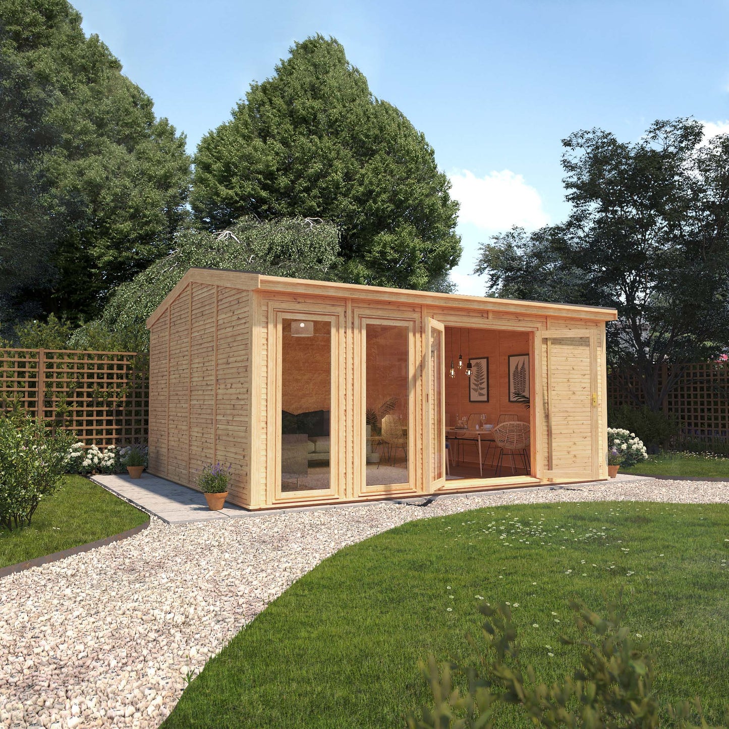 Mercia Sherwood Rufford 5m x 4m Insulated Garden Room