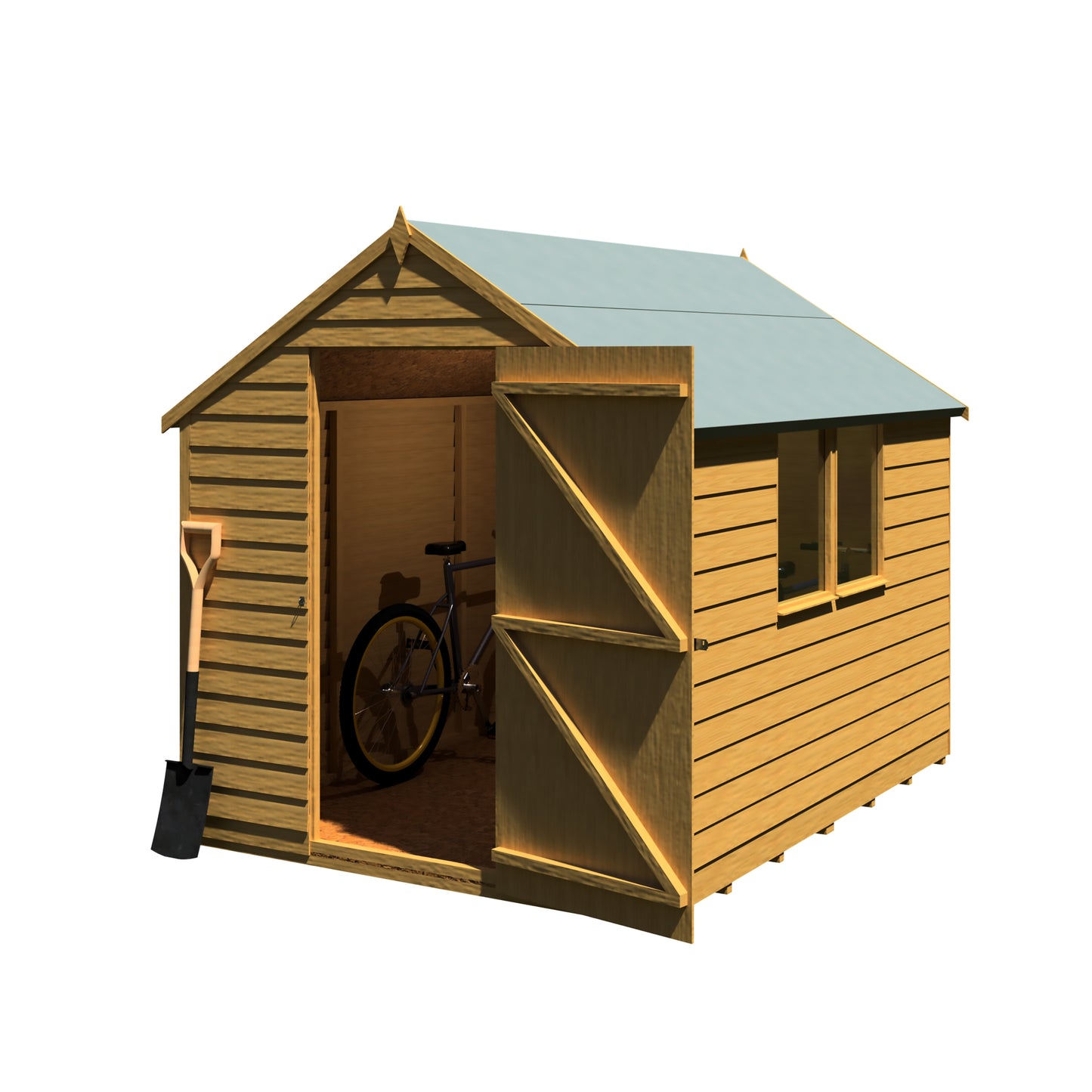 Shire Overlap 8x6 Single Door Value with Window