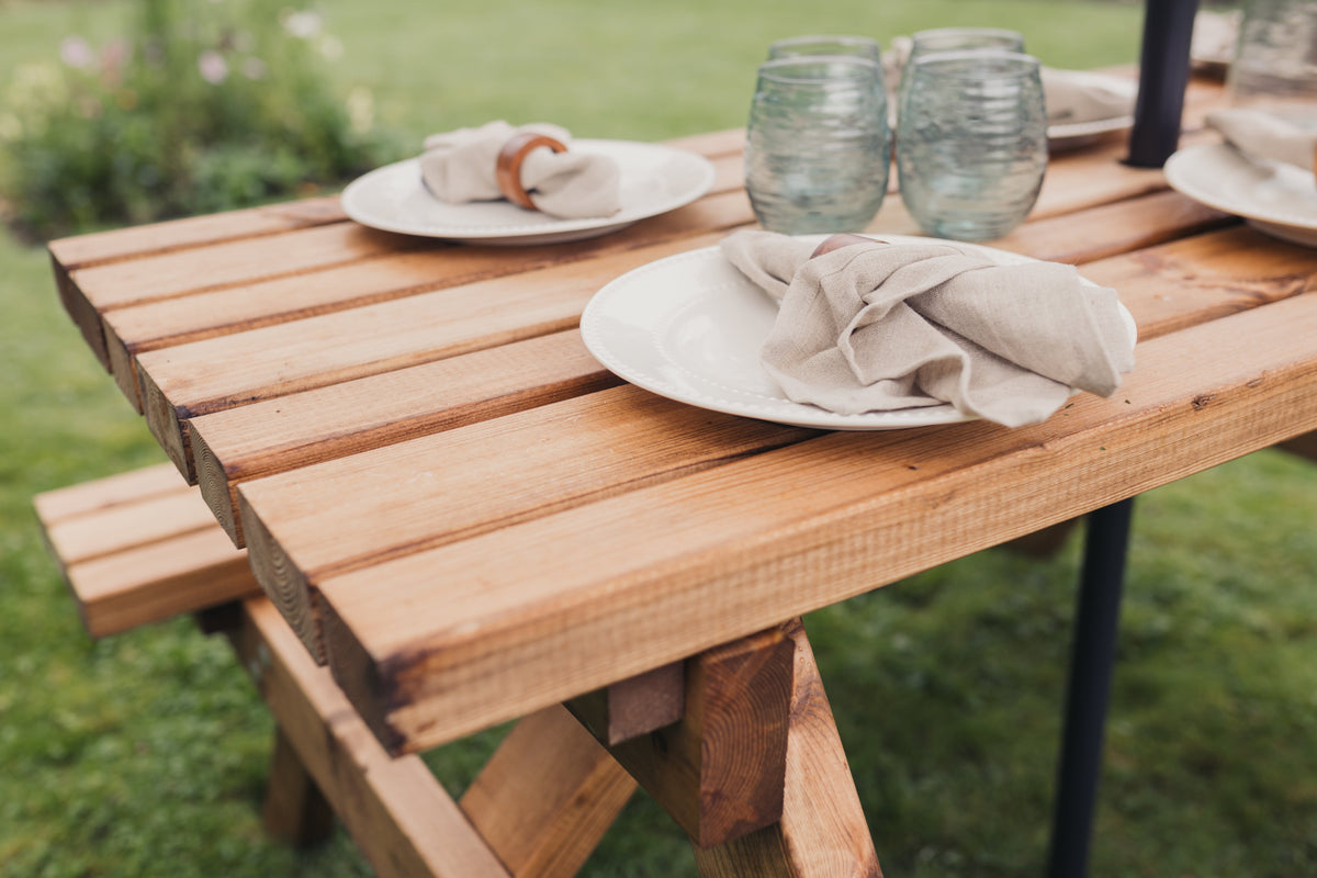 Churnet Valley Valley Deluxe Picnic Table 180Cm Length