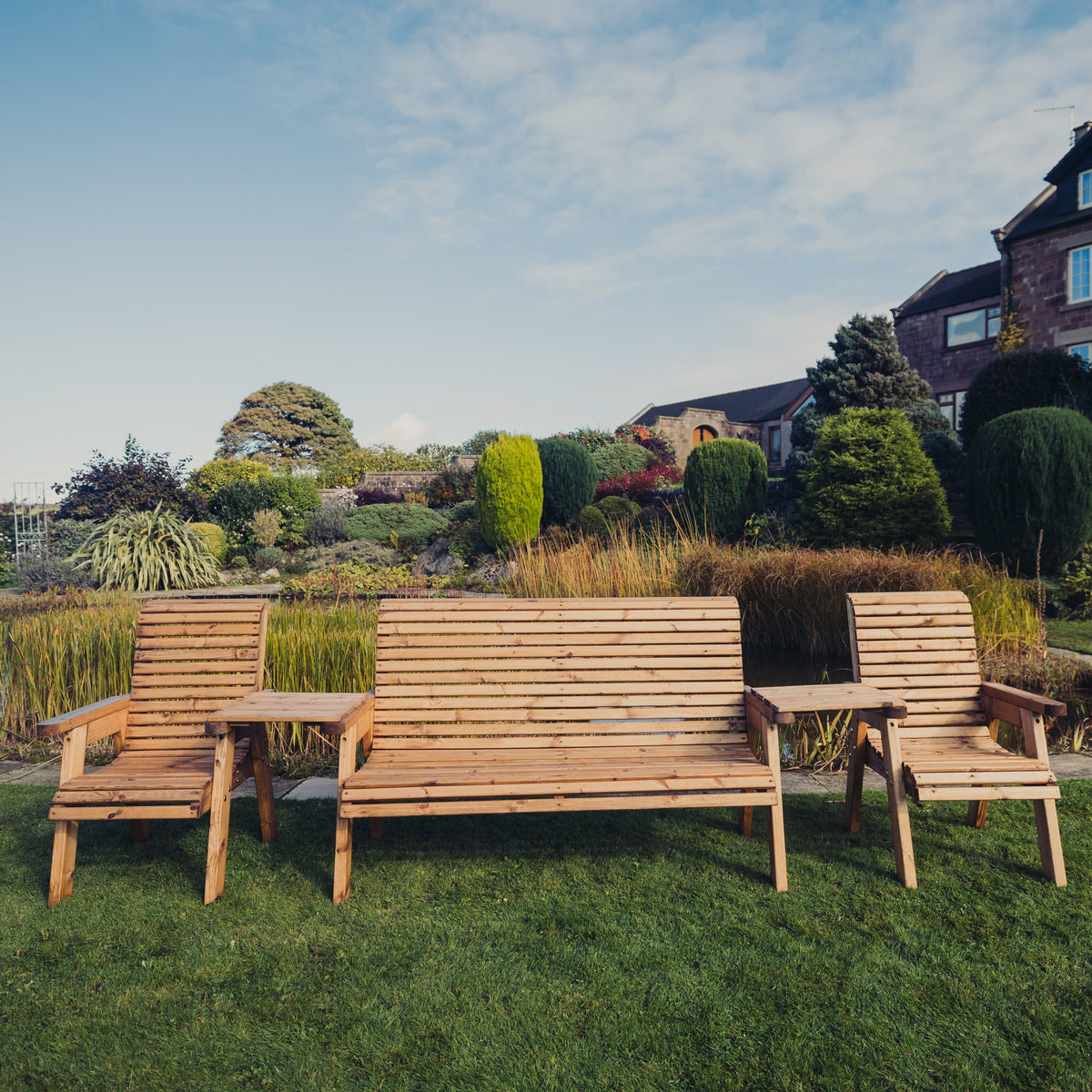 Churnet Valley 5 Seat Set 1x3B 2xC Straight Tray