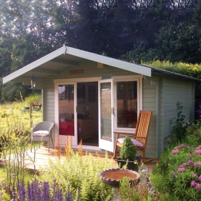 Shire Gisburn 10x10 Log Cabin (28mm - 70mm Logs)