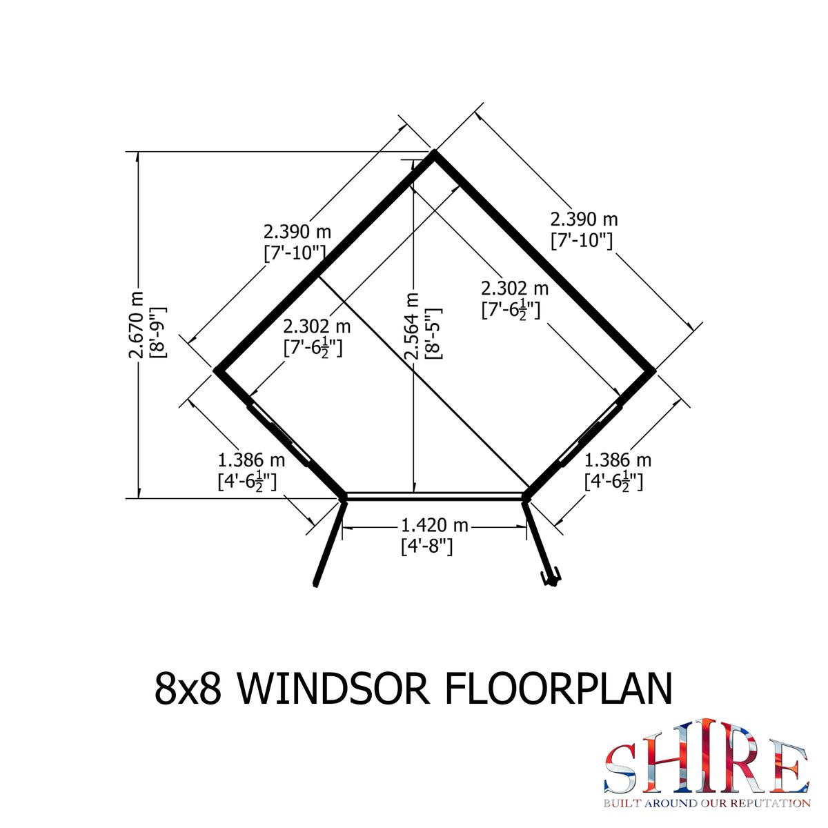 Shire Windsor 8x8 Shiplap