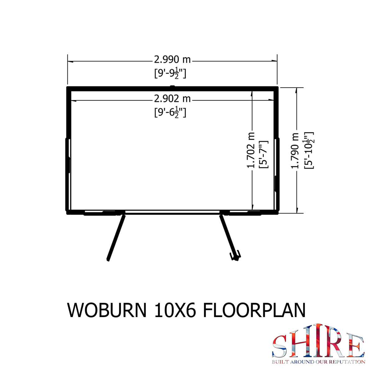 Shire Woburn 10x6 Loglap