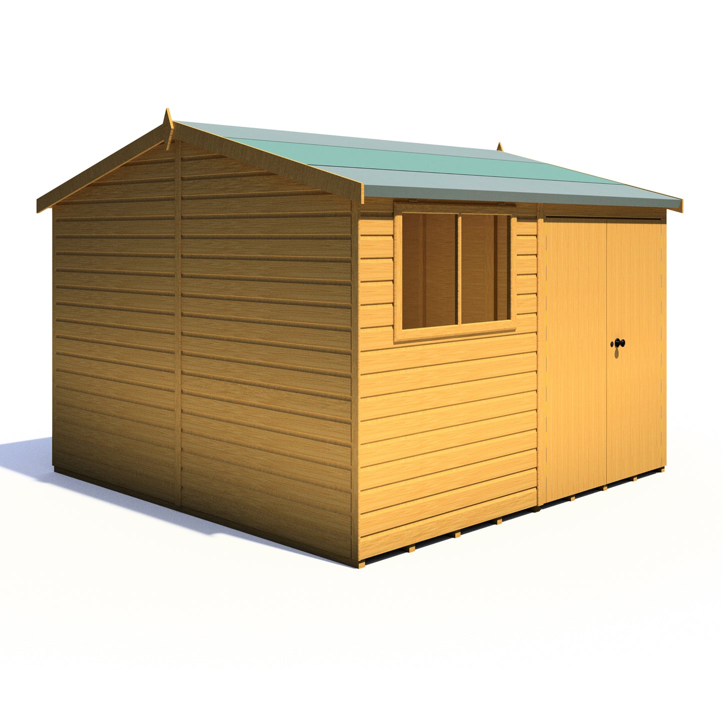 Shire Atlas 10x10 Double Door Loglap Reverse Apex
