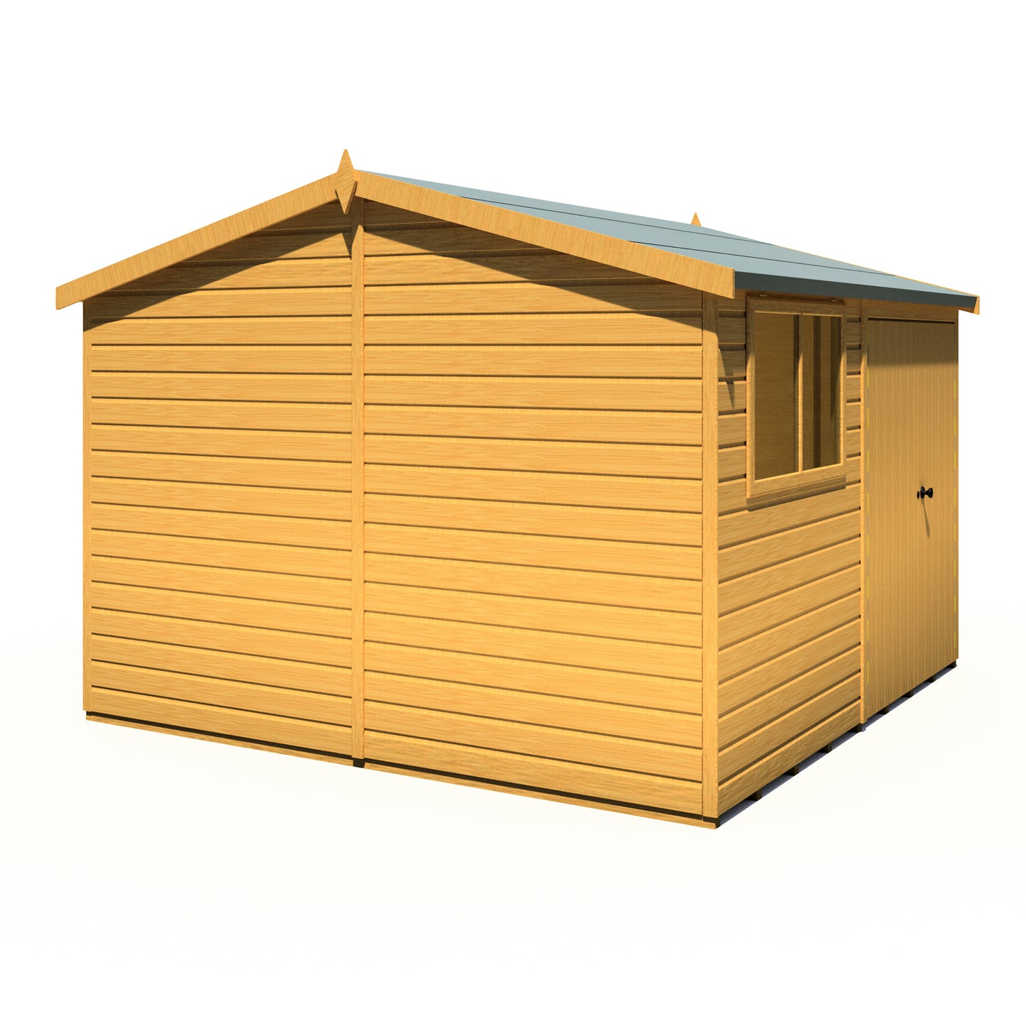 Shire Atlas 10x10 Double Door Loglap Reverse Apex