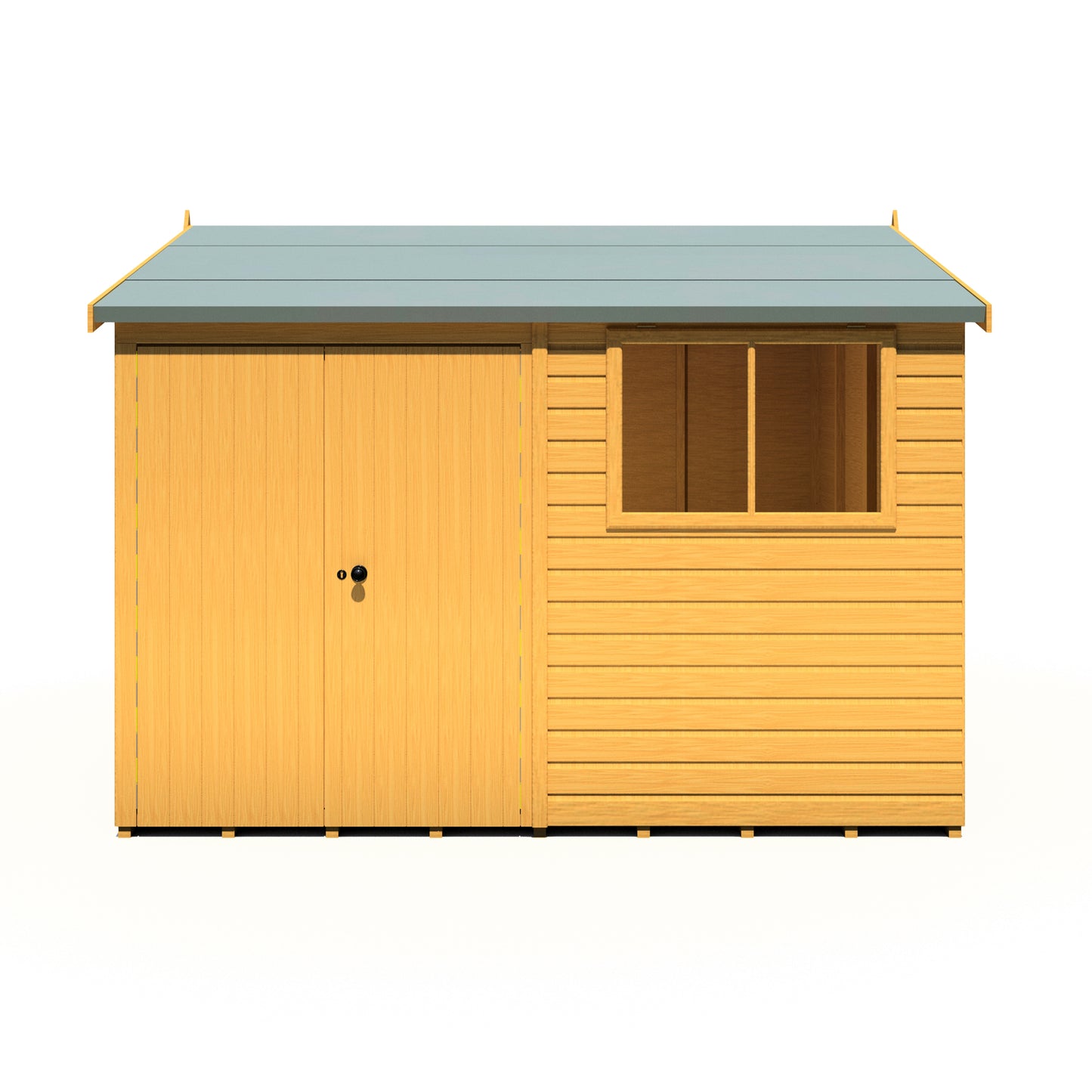Shire Atlas 10x10 Double Door Loglap Reverse Apex