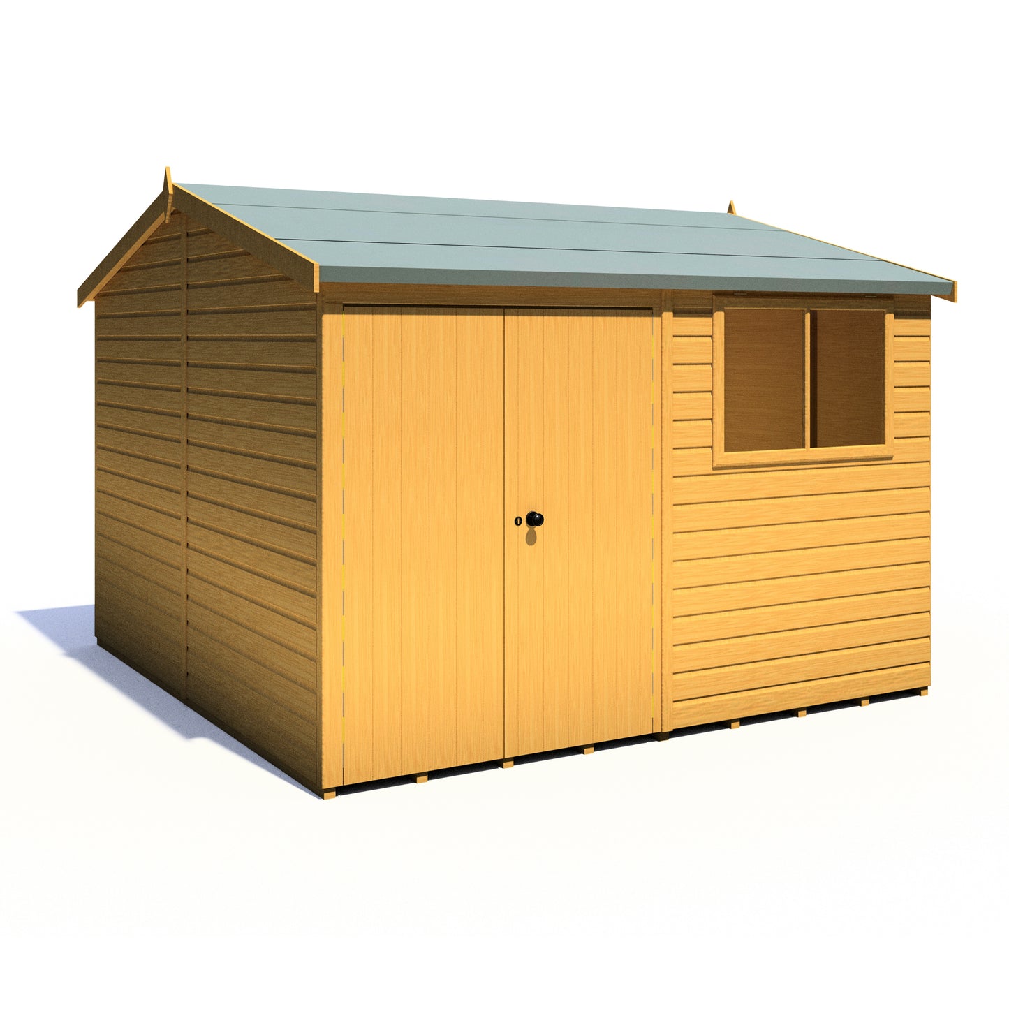 Shire Atlas 10x10 Double Door Loglap Reverse Apex