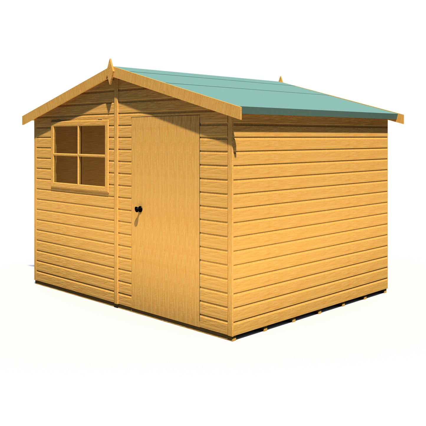 Shire Wroxham 10x8 Single Door Shiplap Style C