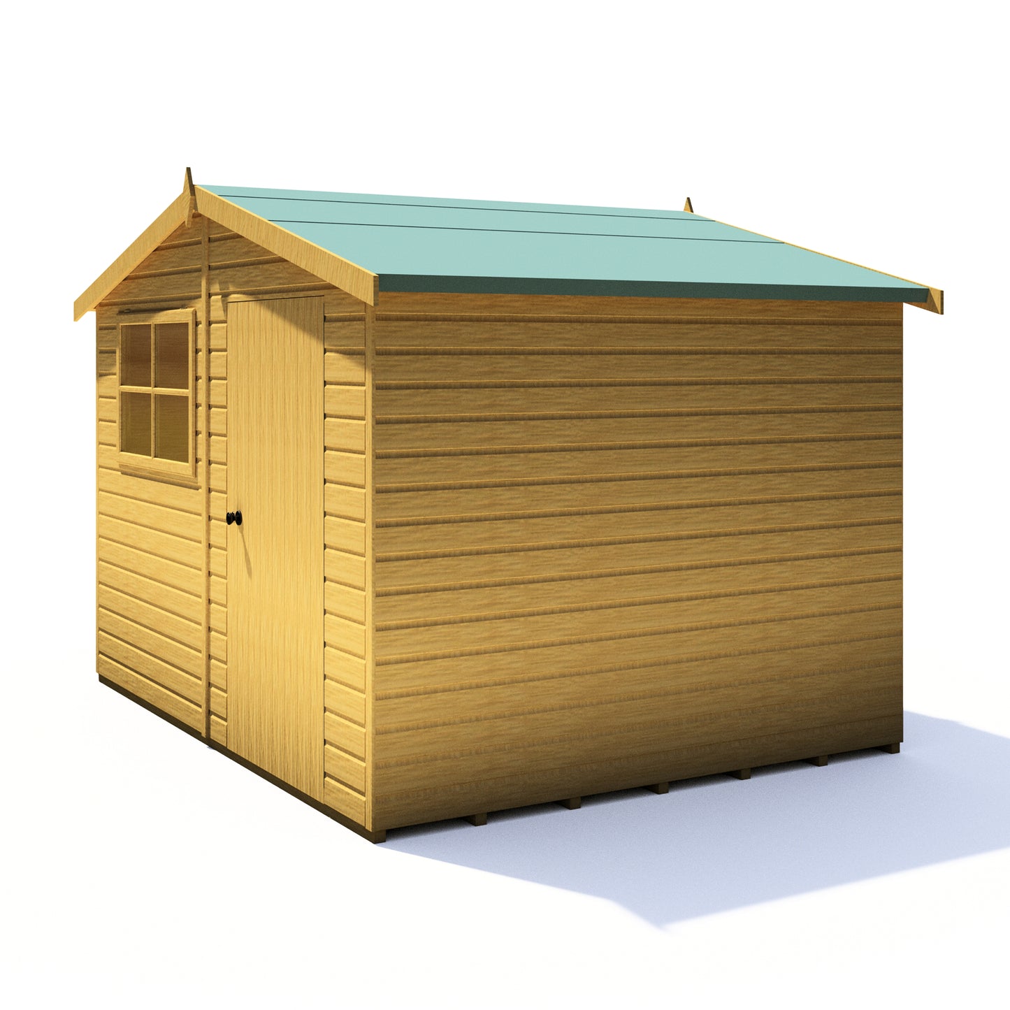 Shire Wroxham 10x8 Single Door Loglap Style C