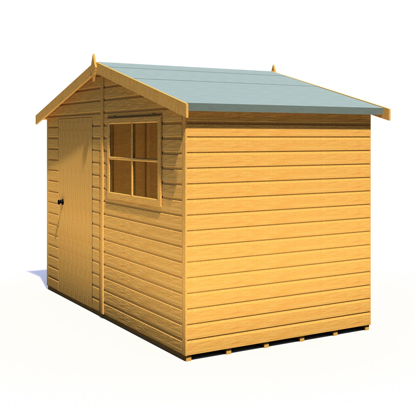 Shire Wroxham 10x6 Single Door Loglap Style D
